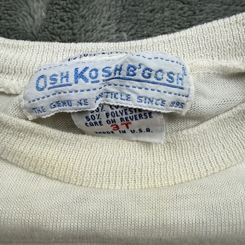 Vintage Diver Dan Children's Ocean Theme Shirt Osh Kosh 80's size 3T
